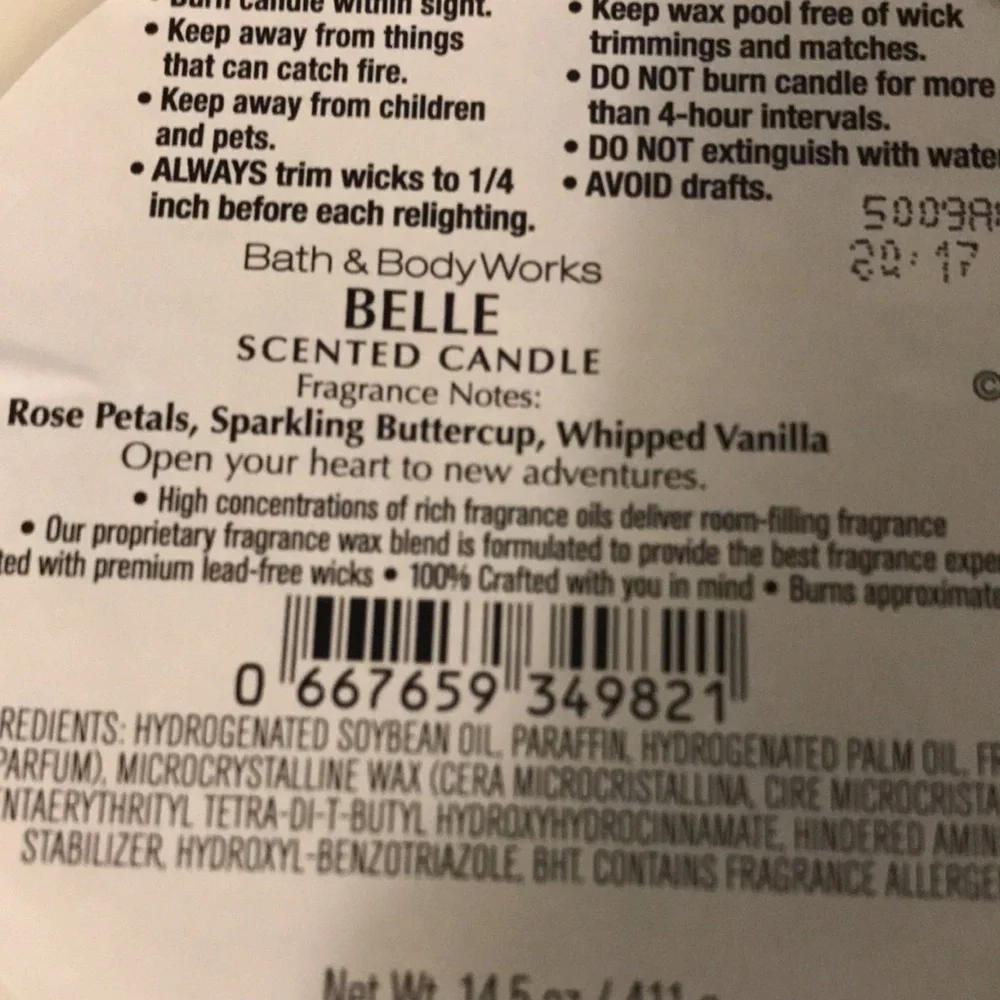 Bath & Body Works new three